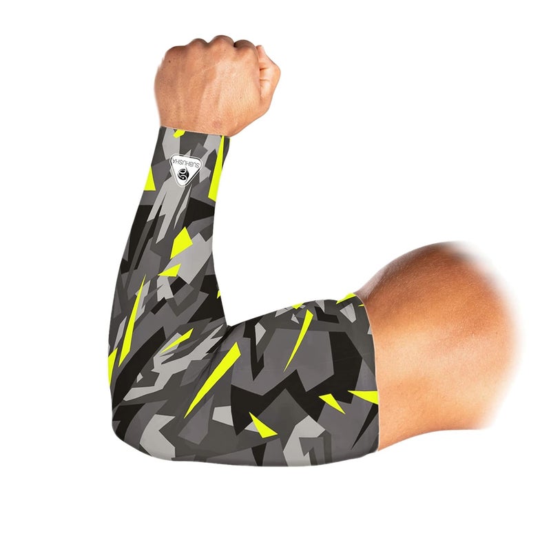 SUBHUSHA Arm Sleeve Unisex Sports Compression Sun Protection UV UPF 50 Cooling Sleeve Tattoo Cover Up Men & Women Cycling Cricket Biking Riding Golf Football Basketball & Running DP13 - Image 3