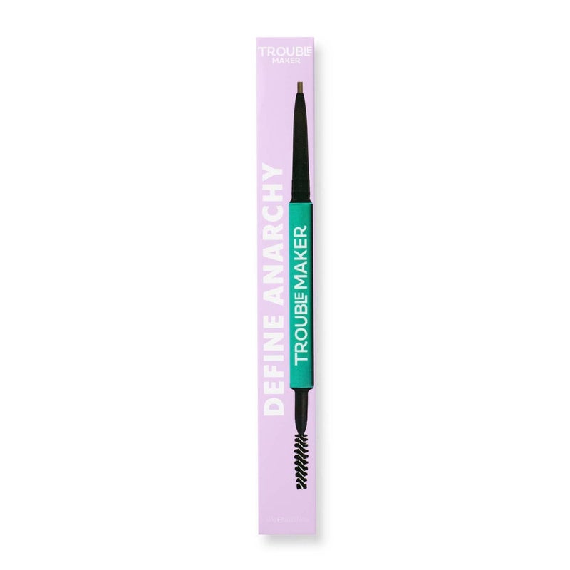 Trouble Maker Define Anarchy Micro Brow Pencil Medium Brown - Image 2