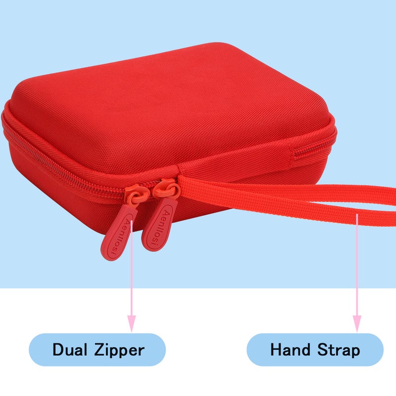 Aenllosi Hard Carrying Case Compatible with VTech KidiZoom Creator Cam (red) - Image 5