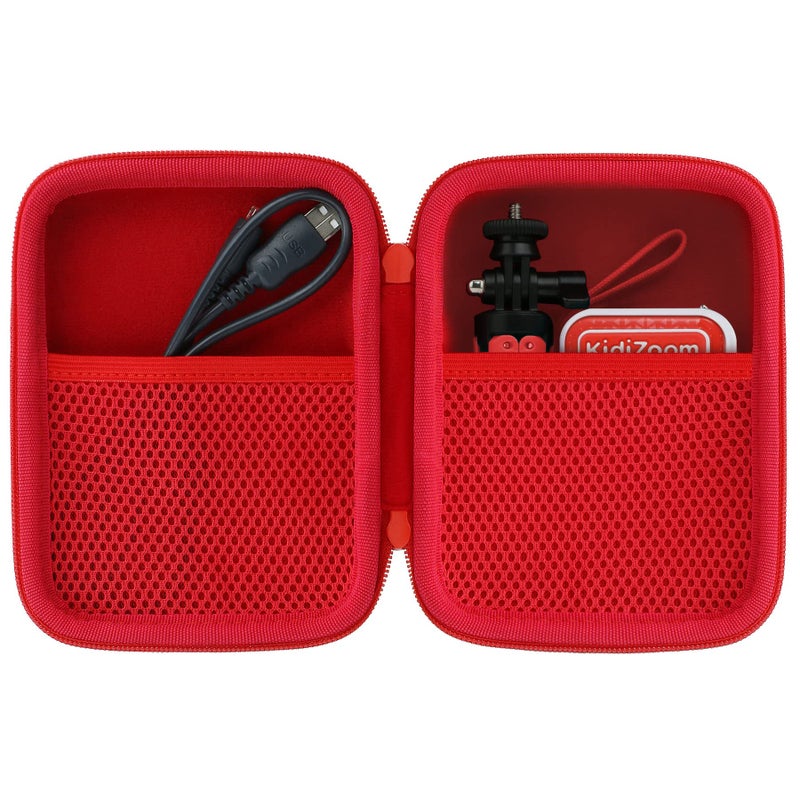 Aenllosi Hard Carrying Case Compatible with VTech KidiZoom Creator Cam (red) - Image 1