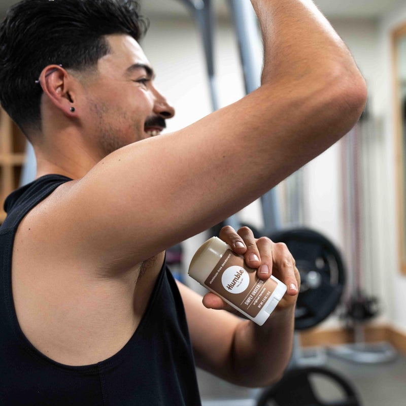 HUMBLE SIMPLE AND TRUE. مزيل العرق خالي من الألمنيوم من هومبل براندز - التركيبة الأصلية. تحكم طويل الأمد في الروائح مع بيكربونات الصوديوم، بدون رائحة، عبوة من 1 - Image 5