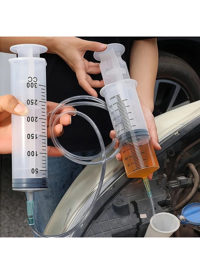 350cc Manual Oil Pump Syringe Tool For Engine Oil Gasoline Fuel Tank Transmission Fluid - Image 5