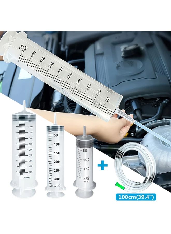 350cc Manual Oil Pump Syringe Tool For Engine Oil Gasoline Fuel Tank Transmission Fluid - Image 2