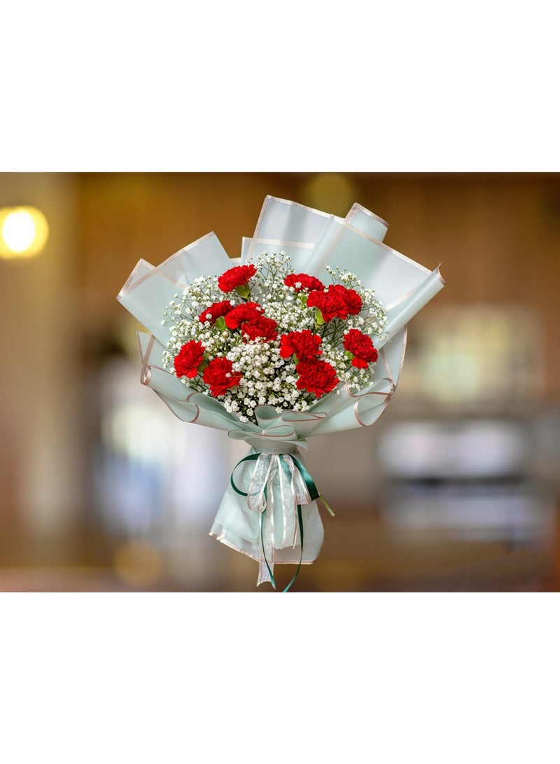 Fiery Carnation Elegance