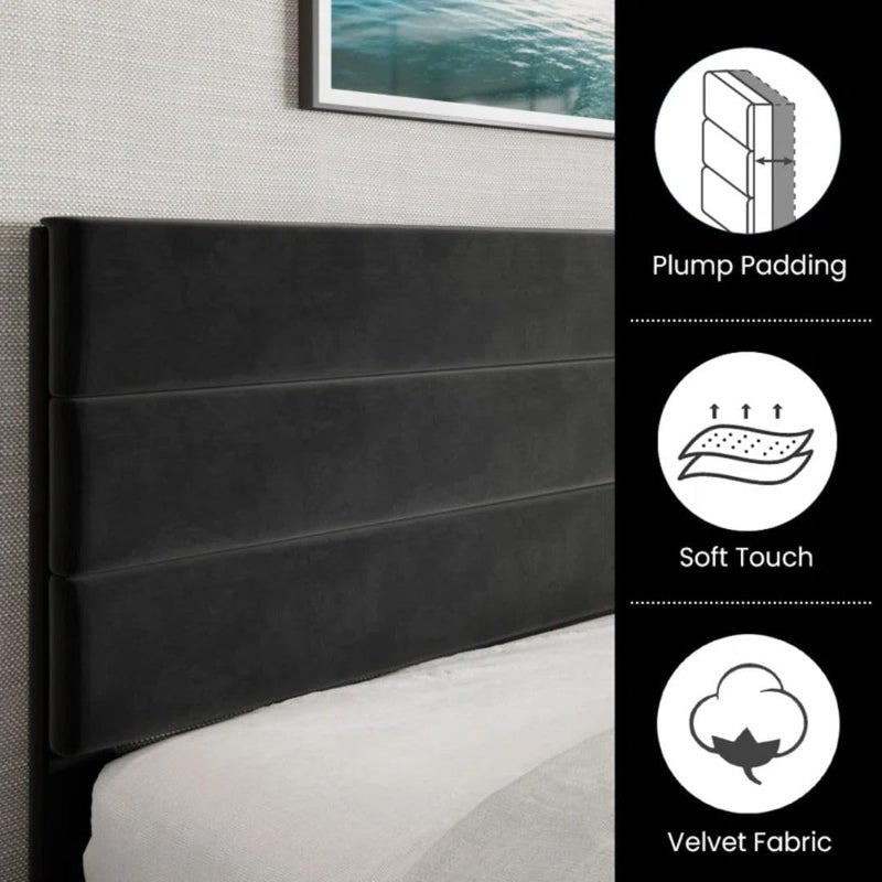 Comfynest Modern Upholstered Platform Bed - Image 5