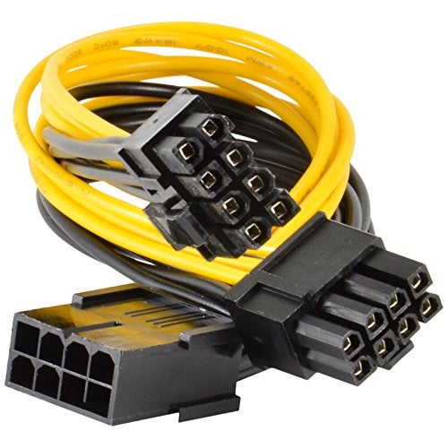 JacobsParts PCI Express Power Splitter Cable 8pin to 2X 62pin 6pin8pin 18 AWG