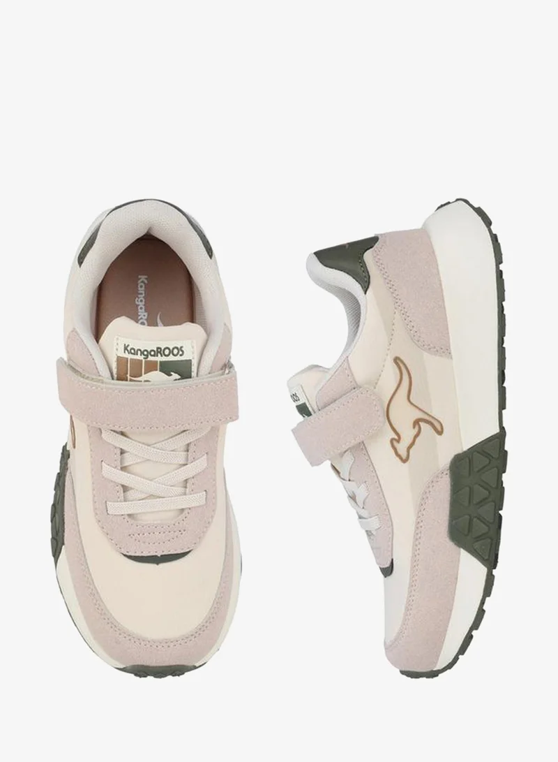 Kangaroos BEIGE Boys Hook & Loop School Sports Shoes for Men | Best Price UAE