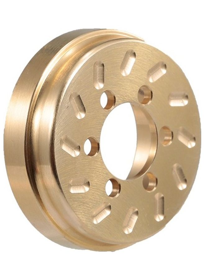 NIBEMINENT 2-Peice Brass RC Wheel Weight Block Counterweight - Image 1