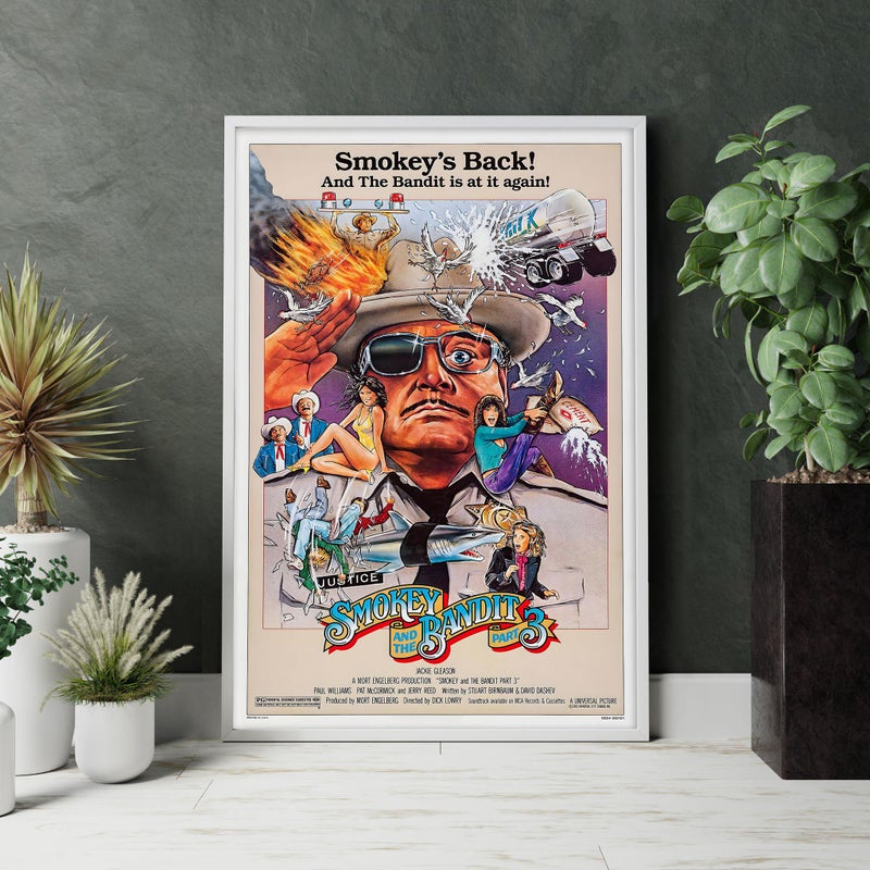 TNESSENTIAL Smokey and the Bandit III Movie Poster, High Quality Canvas Prints, Wall Art, Home Decor, Perfect Gift, Unframed Poster - Image 2