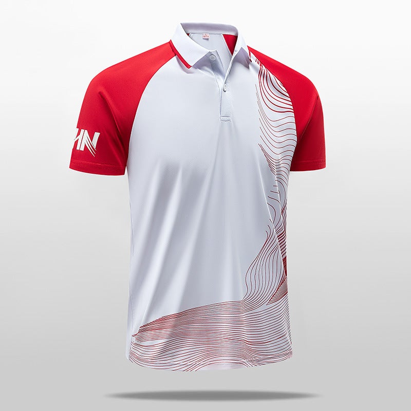 Training Clothes For Men And Women, Casual Sports Polo Short-Sleeved Referee Uniforms, Martial Arts Uniforms, Coach Uniforms, Group Activities - Image 3