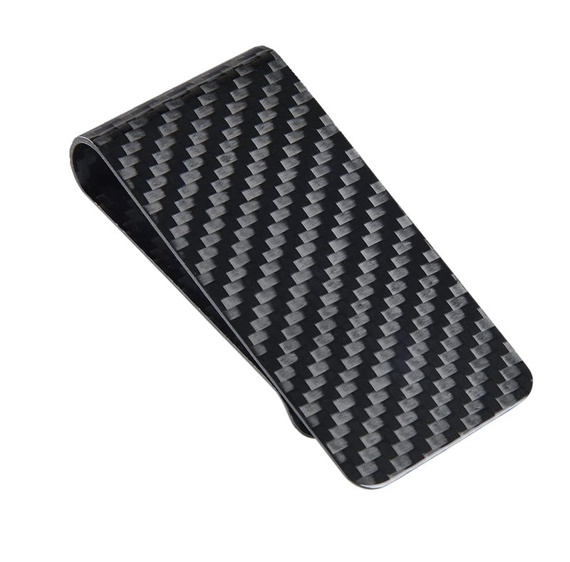 CL CARBONLIFE CL CARBONLIFE Carbon Fiber Wallet Money Clip for Cash and Credit Card, Minimalist Holder Clips for Men (Glossy Black, 2.8"x1.5")  - Image 4