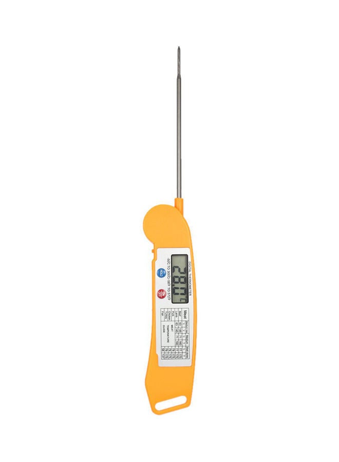 NIBEMINENT Digital Kitchen Barbecue Thermometer Yellow  - Image 1