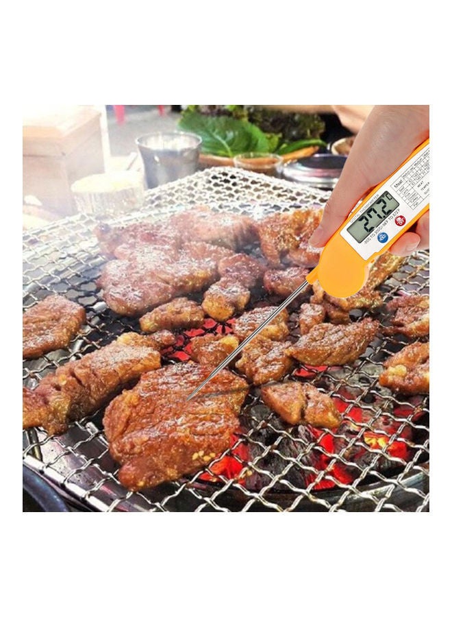 NIBEMINENT Digital Kitchen Barbecue Thermometer Yellow  - Image 3