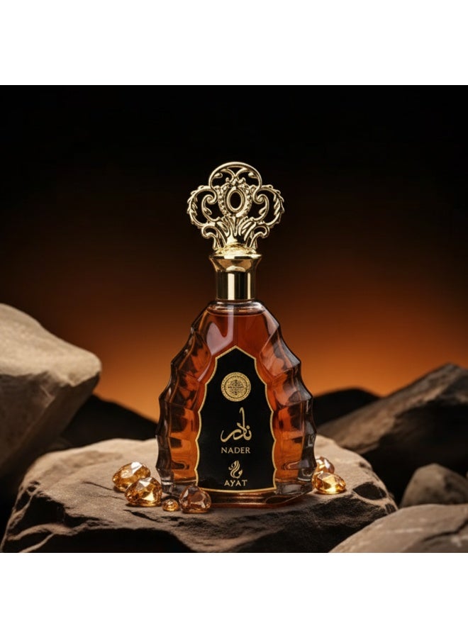 Ayat Perfumes Nader Eau de Parfum 100ml – Amber, Musk & Woody Notes – Long Lasting Arabian Fragrance for Men - Image 3