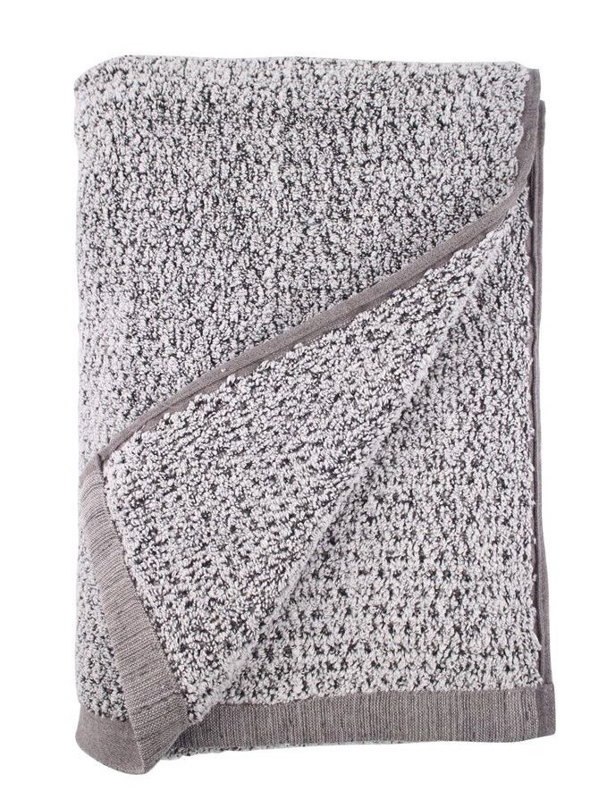 Everplush Diamond Jacquard Bath Towel Set, 10 Piece, Grey  - Image 4