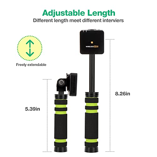 SUNMON Wireless Microphone Handle, Adapter Compatible with RODE Wireless Go and Go 2, Suitable for Interviews, Hosting, Live Streaming - Image 2