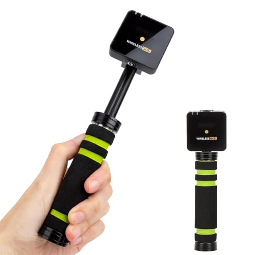SUNMON Wireless Microphone Handle, Adapter Compatible with RODE Wireless Go and Go 2, Suitable for Interviews, Hosting, Live Streaming - Image 1