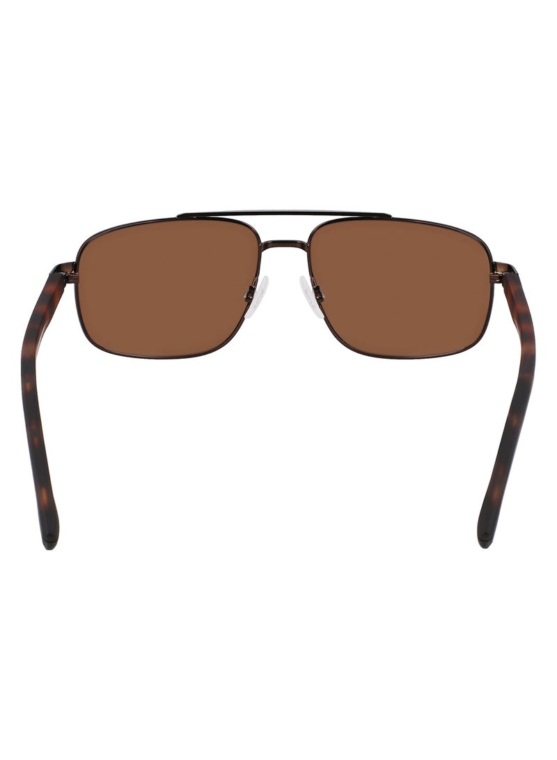 NAUTICA Full Rim Metal Nautica Suns N104Sp 5916 (210) Matte Brown - Image 3