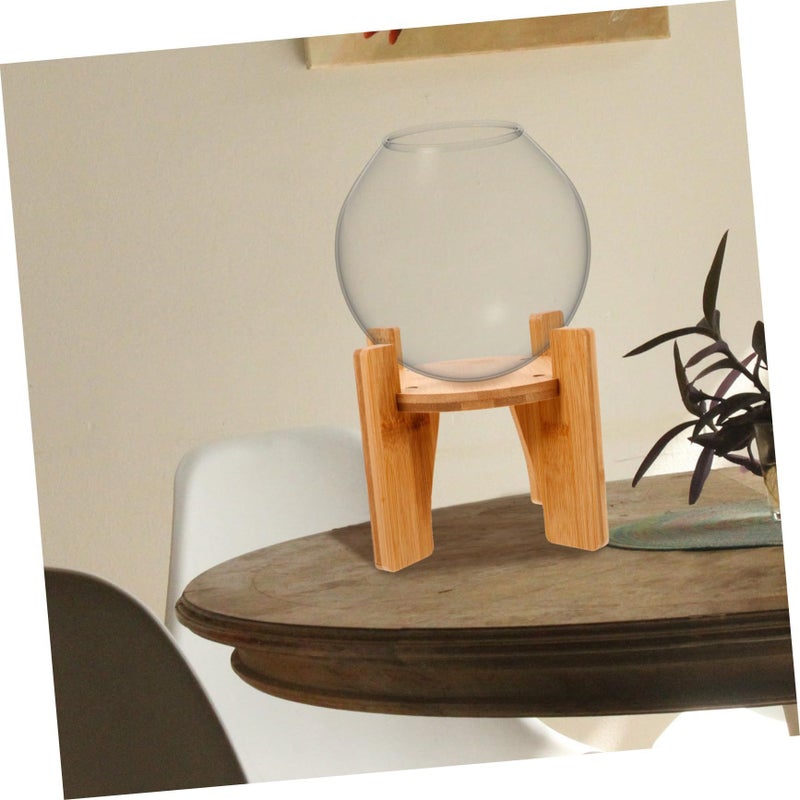 Elegant Round Beverage Dispenser Stand Vase Holder for Fish Display Party Home Decor - Image 3