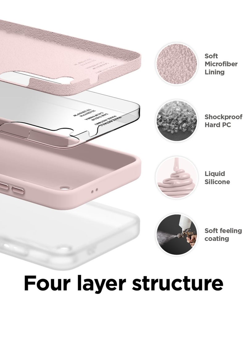Elago Silicone for Samsung Galaxy S24 Plus Case Cover - Lovely Pink - Image 5
