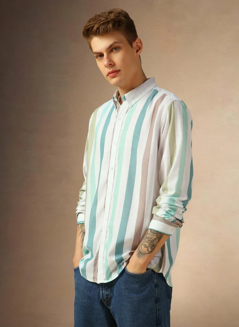 Dennis Lingo Multicolour Shirt For Men For Men