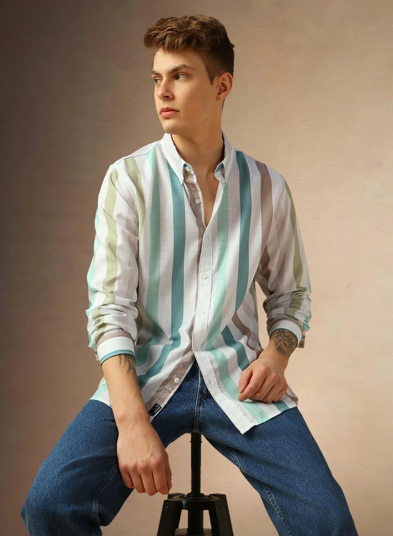 Dennis Lingo Multicolour Shirt For Men For Men