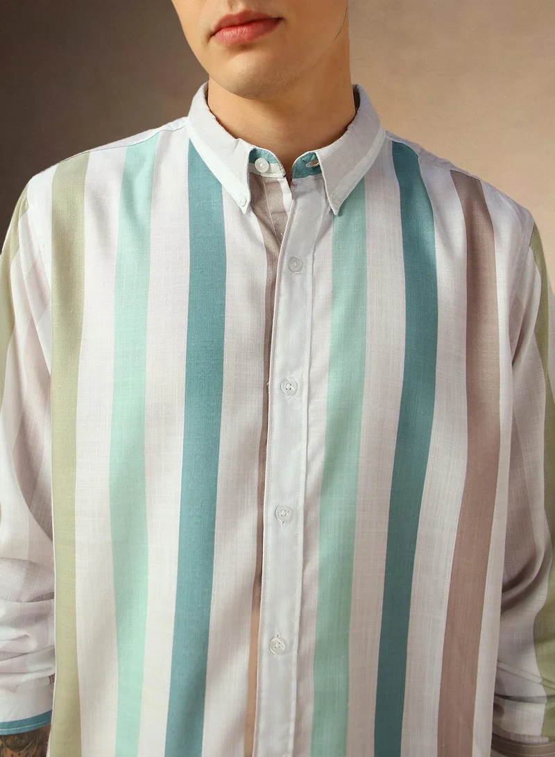 Dennis Lingo Multicolour Shirt For Men For Men