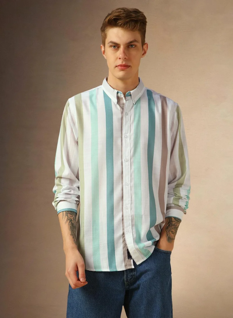 Dennis Lingo Multicolour Shirt For Men For Men
