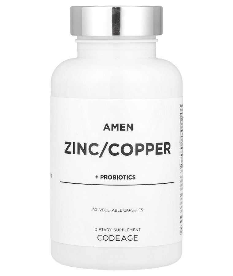 Codeage Amen Zinc/Copper + Probiotics 90 Vegetable Capsules