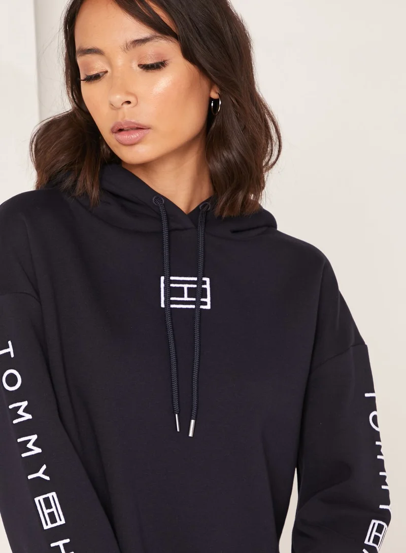 TOMMY HILFIGER Paloma Logo Hooded Dress