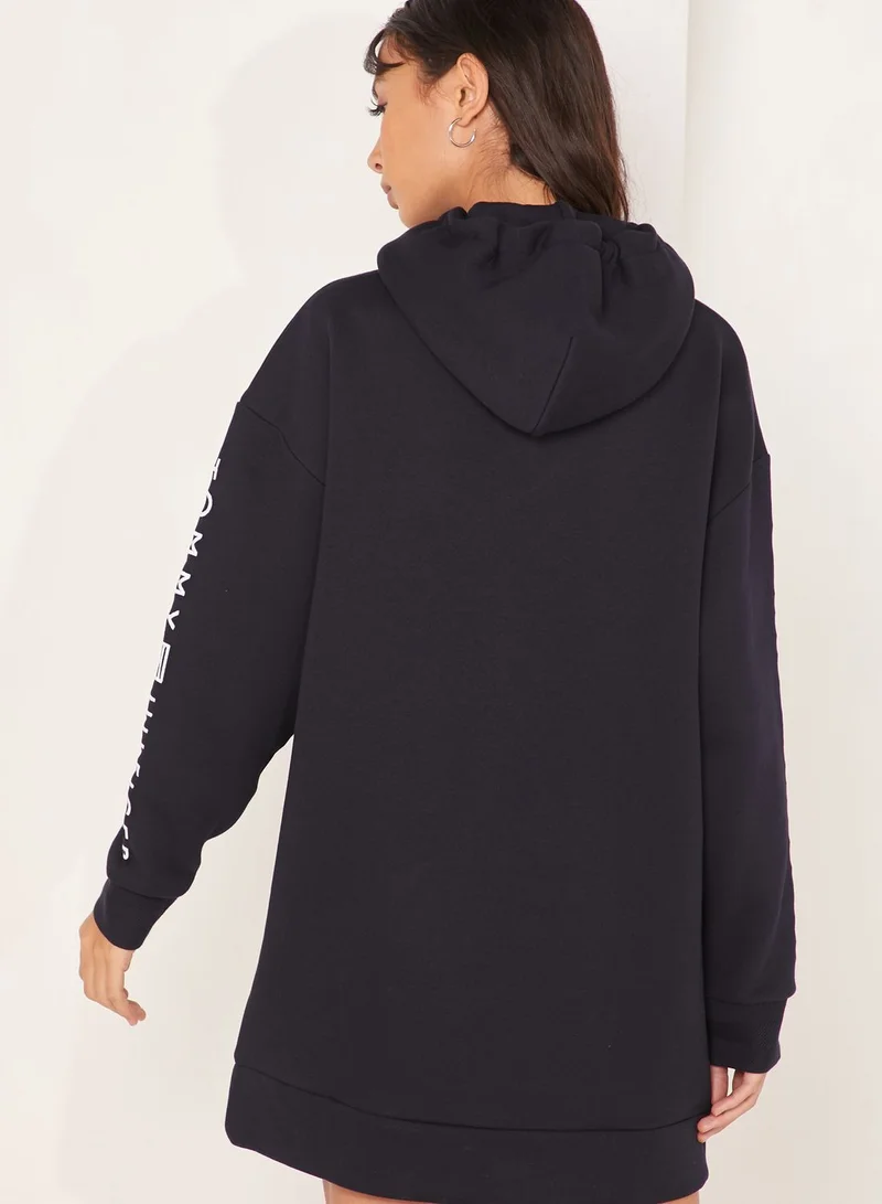 TOMMY HILFIGER Paloma Logo Hooded Dress