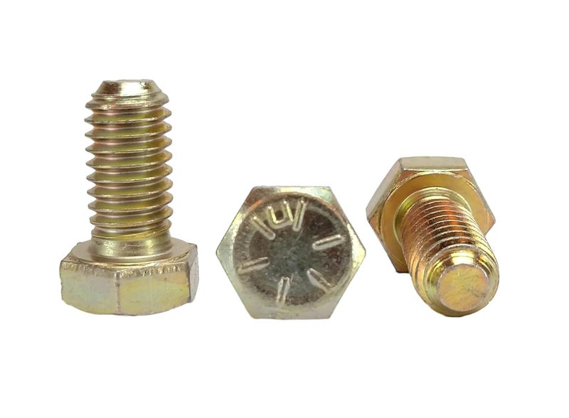 Chenango Supply 3/8-16 x 3/4" Hex Head Bolts, Grade 8 (3/4" to 4" Lengths in Listing) Hex Head Cap Screws (3/8-16x3/4 (25 pcs)) - Image 1