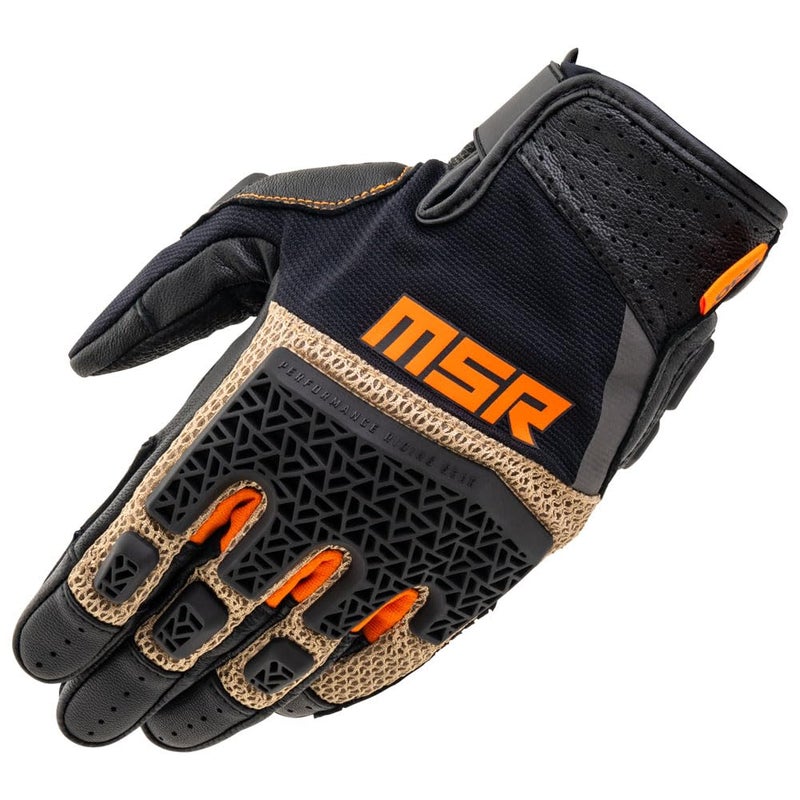 MSR La Sal with Molded TPR, D3O Adventure/Off-Road Glove (Tan, Medium) - Image 1