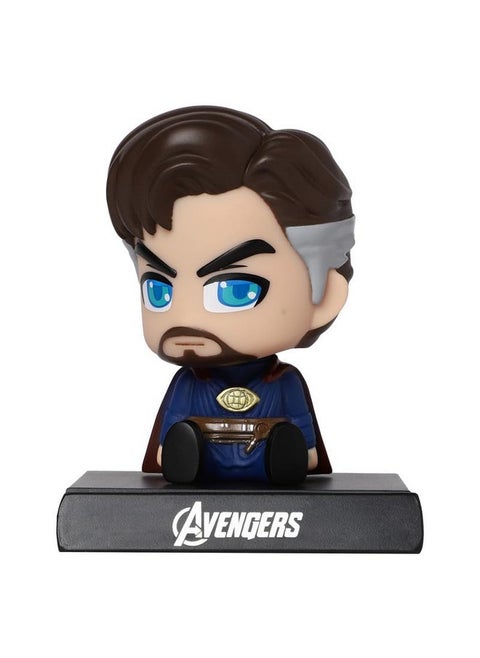 Techpro Super Hero Action Figure Limited Edition Bobblehead with Mobile Holder for Car Dashboard, Office Desk & Study Table- (Dr Strange)