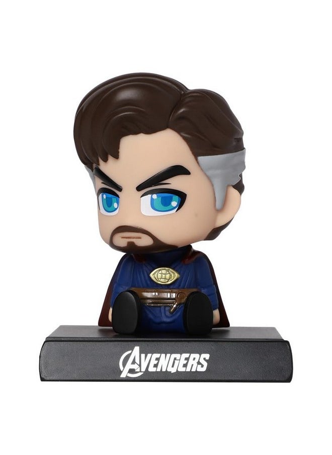 TechPro Techpro Super Hero Action Figure Limited Edition Bobblehead with Mobile Holder for Car Dashboard, Office Desk & Study Table- (Dr Strange)  - Image 1