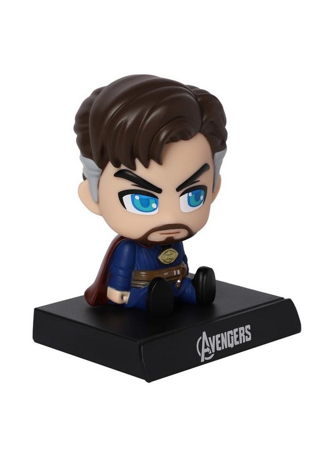 TechPro Techpro Super Hero Action Figure Limited Edition Bobblehead with Mobile Holder for Car Dashboard, Office Desk & Study Table- (Dr Strange)  - Image 2