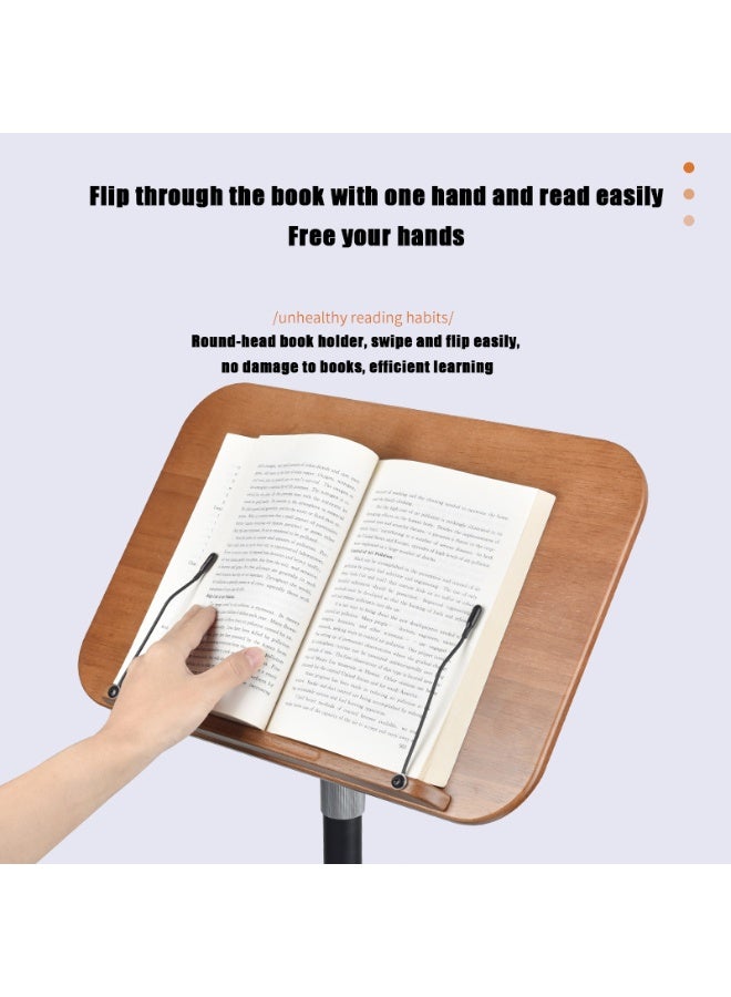 KINGMAZI Book Stand for Reading Floor-standing reading stand, adjustable height, notebook computer lifting stand  - Image 2