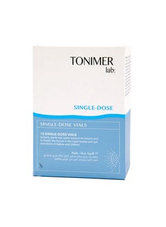 TONIMER قوارير مختبرية ذات جرعة واحدة 12 قطعة 