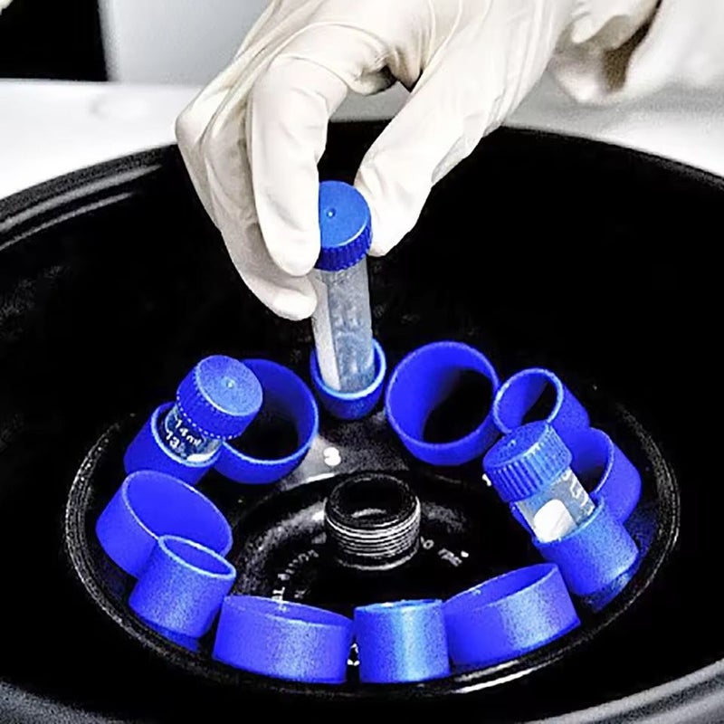 Green Graduated Cryovial Tubes 50pcs Plastic Freezing Sample Storage Screw Cap - Image 3