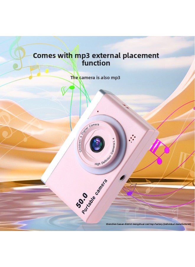 Generic The Ccd Camera Can Be Transferred To Mobile Phones For Easy Portability, Retro Card 4K Ultra-High Definition Camera-Body Color:M12 Purple—hd Dual Camera  - Image 5