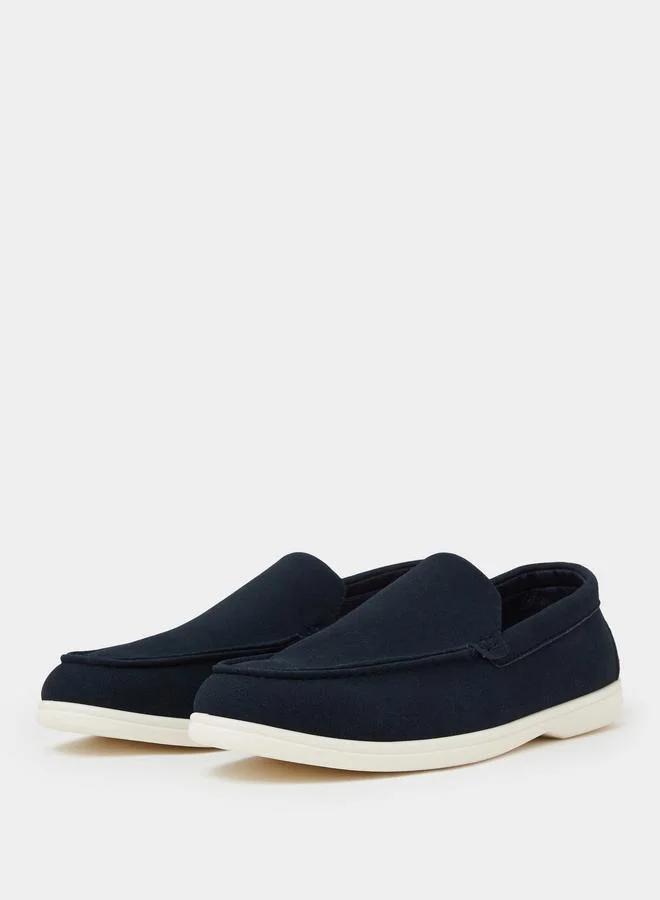 ستايلي Men Faux Suede Slip-On Comfort Loafers