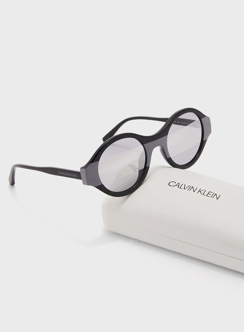 Calvin Klein Jeans Ckj20505S Round Sunglasses