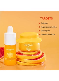 Dot & Key Vitamin C + E Superbright Skin Care Serum & Moisturizer Combo Vitamin C Moisturizer 60Ml & Vitamin C Face Serum 30Ml For Glowing Skin For Women & Men  - Image 3