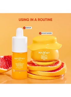 Dot & Key Vitamin C + E Superbright Skin Care Serum & Moisturizer Combo Vitamin C Moisturizer 60Ml & Vitamin C Face Serum 30Ml For Glowing Skin For Women & Men  - Image 5