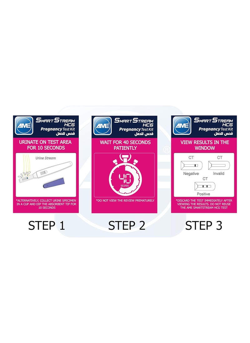 AME INTL Smart Stream Pregnancy Test Kit | Mid Stream Type | Results in 30 seconds - pzsku/Z09E74A603956826E1138Z/45/_/1738950862/324a8f3a-7f20-44c5-99d6-b2c7707c4fab