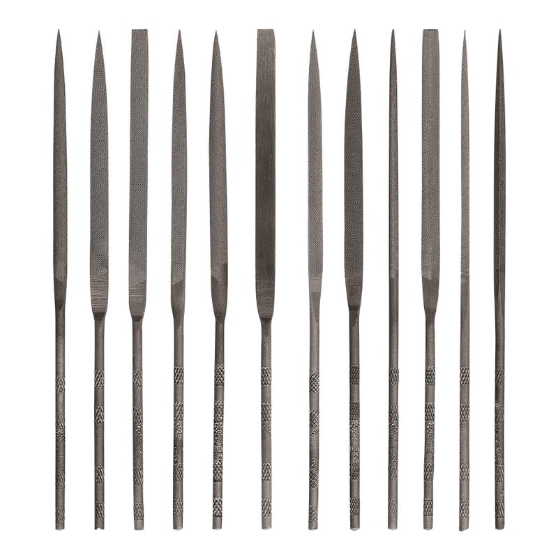 Mercer Abrasives Mercer Industries GNSI5212Piece Swiss Pattern Needle File Set Medium Cut 512 - Image 2