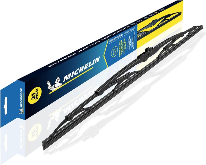 Michelin Rainforce Wiper Blade 26" – All-Weather Windshield Wiper, Universal Hook Fit, Natural Rubber, 1 Count - Image 1