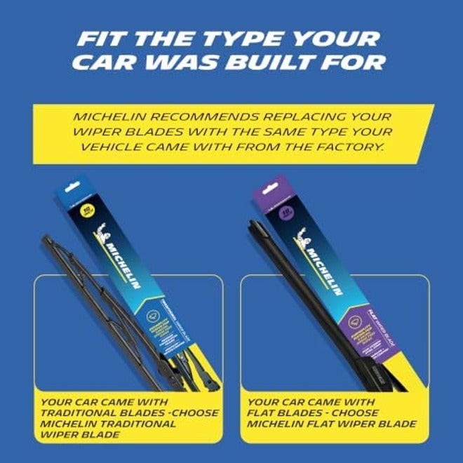 Michelin Rainforce Wiper Blade 26" – All-Weather Windshield Wiper, Universal Hook Fit, Natural Rubber, 1 Count - Image 4