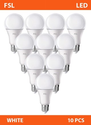 LED E27 Bulb 9 Watt White 10 Pcs - pzsku/Z09E78FB57CFB4E5149F3Z/45/_/1693637700/272f03a6-9752-4df2-a47c-2a821206feb5