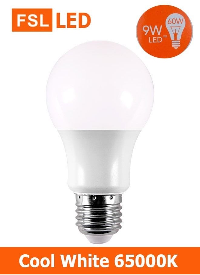FSL LED E27 Bulb 9 Watt White 10 Pcs  - Image 2